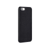 Чехол пластиковый Ozaki O!coat 0.3+ Canvas для iPhone 5/5S. Задняя внешняя отделка выполнена из ткани. Черный OC543BK