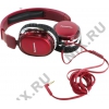 Наушники с микрофоном Panasonic RP-HX350ME-R  <Red>  (шнур  1.2м)