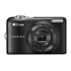 PhotoCamera Nikon CoolPix L30 black 16.1Mpix Zoom5x 3" 720p 25Mb SDHC CCD IS AA (VNA631E1)