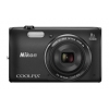 PhotoCamera Nikon CoolPix S5300 black 16Mpix Zoom8x 3" 1080p 25Mb SDHC CMOS IS WiFi EN-EL19 (VNA540E1)
