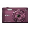 PhotoCamera Nikon CoolPix S5300 violet 16Mpix Zoom8x 3" 1080p 25Mb SDHC CMOS IS WiFi EN-EL19 (VNA542E1)