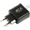Jet.A UC-I6 Зарядное устройство USB (Вх. AC220-240V, Вых. DC5V, 2xUSB 2.1A,  кабель Lightning)