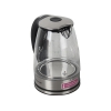 Чайник электрический Maxwell MW -1036(ST) (220Вт.1,7л,Скрытый нагревательный элемент. Корпус из стекла. 4 темп режима 70° 80° 90° 100°. Поворот корпус