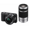 Фотоаппарат Sony Alpha A5000YB черный 20.1Mpix 3" 1080p WiFi E PZ 16-50 мм F3.5-5.6 OSS E 55-210 мм F4.5-6.3 OSS NP-FW50 (ILCE5000YB.CEC)