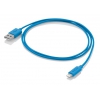 Кабель Incipio Lightning Cyan Blue 1m (PW-185)