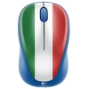 Мышь Logitech M235 красный/синий/зеленый оптическая (1000dpi) беспроводная USB для ноутбука (2but) (910-004029)