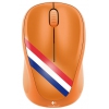 Мышь Logitech M235 оранжевый/черный оптическая (1000dpi) беспроводная USB для ноутбука (2but) (910-004031)