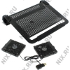Cooler Master <R9-NBC-U2PK-GP> NotePal U2 PLUS Notebook Cooler (21дБ, 2000об/мин,  USB  питание,  Al)