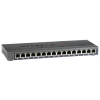 Коммутатор NetGear (GS116E-200PES) 16-портов 10/100/1000BASE-T ProSafe Plus с внешним блоком питания и функциями энергосбережения, управление через GUI