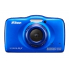 PhotoCamera Nikon CoolPix S32 blue 13.2Mpix Zoom3x 2.7" 1080 26Mb SDHC CMOS el KPr/DPr/WPr/защищенная,+рюкзакEN-EL19 (VNA581K001)