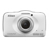 PhotoCamera Nikon CoolPix S32 white 13.2Mpix Zoom3x 2.7" 1080 26Mb SDHC CMOS el KPr/DPr/WPr/защищеннаяEN-EL19 (VNA580K001)