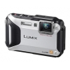 PhotoCamera Panasonic Lumix DMC-FT5 silver 16.1Mpix Zoom4.6x 3" 1080 10Mb SDXC Live-MOS IS opt HDMI KPr/DPr/WPr/FPr 3D GPS защищённаяLi-Ion (DMC-FT5EE-S)