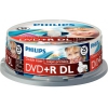 Диск DVD+R Philips 8.5Gb 8x Double Layer Cake Box Printable (1шт) (25) (9652) (DVD+R025CPDL/PH)