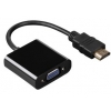 Адаптер Hama H-54569 HDMI (m)/VGA (f) 0.1м. Позолоченные контакты черный (00054569)