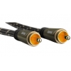 Кабель аудио Hama 1хRCA (m)/1хRCA (m) 1.5м. Позолоченные контакты 5зв (00122269)