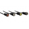 Кабель аудио Hama 4хRCA (m)/4хRCA (m) 1.2м. черный (00122280)