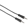 Кабель аудио Hama Jack 3.5 (m)/Jack 3.5 (m) 5м. черный (00122310)