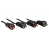 Кабель аудио Hama 2хRCA (m)/2хRCA (m) 1.5м. черный (00122272)