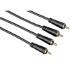 Кабель аудио Hama 2хRCA (m)/2хRCA (m) 10м. черный (00122275)