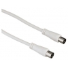 Кабель антенный Hama Coax (m)/Coax (f) 20м. белый (00122407)