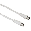 Кабель антенный Hama Coax (m)/Coax (f) 0.75м. белый (00122400)