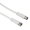 Кабель антенный Hama Coax (m)/F-TV(m) 3м. белый (00122433)