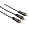 Кабель аудио Hama 1хRCA (m)/2хRCA (m) 1.5м. черный 3зв (00122288)