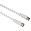 Кабель антенный Hama F-TV(m)/F-TV(m) 3м. белый (00122435)