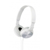 Гарнитура накладные Sony MDR-ZX310AP 1.2м белый проводные (оголовье) (MDRZX310APW.CE7)