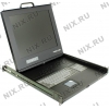 Procase <Unius17> 1U выдвижная PS/2 USB консоль с LCD 17" для модуля KVM  OCTO-8-C  или  OCTO-16-C