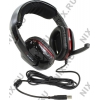 Наушники с микрофоном Qcyber DRAGON <GH-9000 Black>(с регулятором  громкости, шнур 2м)