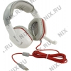 Наушники с микрофоном Qcyber DRAGON <GH-9000 White>(с регулятором громкости,  шнур 2м)
