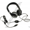 Наушники с микрофоном Qcyber NEON <GH-7000 Black>(с регуляторомгромкости,  шнур 2.9м)
