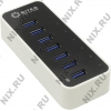 5bites <HB37-305PWH> 7-port USB3.0 Hub  + б.п.