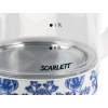 Чайник Scarlett SC-EK27G03 белый/голубой 2.2л. 2200Вт (корпус: стекло)