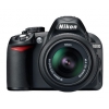 PhotoCamera Nikon D3100 KIT black 14.2Mpix 18-55VR / 50mmf/1.8GAF-SDX 3" 720p SD Набор с объективамиLi-Ion (VBA280KR14)