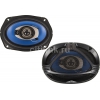Колонки автомобильные Kicx TL 693S 200Вт 89дБ 4Ом 15x23см (6x9дюйм) (ком.:2кол.) коаксиальные трехполосные (TL-693S)