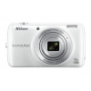 PhotoCamera Nikon CoolPix S810c white 16Mpix Zoom12x 3" 1080p microSDHC CMOS 1x2.3 IS opt+el 1minF 1.8fr/s 30fr/s HDMI WiFi + 16GB Micro SD NikonLi-Ion (VNA460K001)