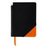 Записная книжка Cross Jot Zone (AC273-1L) черный/оранжевый 160стр. в линейку в компл.:ручка 25.4х19см