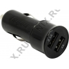 Energizer <DC2UUMC2> Автомобильное зарядное уст-во USB (Вх. DC12-24V, Вых. DC5V, 2xUSB  2.1A,  кабель  microUSB)