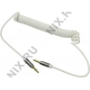 Belsis <BS1021> Кабель Jack3.5-M --> Jack3.5-M 2м  , спиральный,White