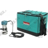 Makita <RT0700CX2> Фрезер кромочный (710W, 10000-30000 об/мин, цанга 6-8 мм, кейс, +2 основания  в компл)