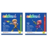 Карандаши цветные Adel ADELAND 211-2325-100 шестигранные d=3мм 12цв. короткие коробка (мин.кол.12)