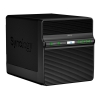 Сетевой накопитель Synology DS414j Сетевой накопитель с 4 отсеками для 3.5” SATA(II) или  2,5” SATA/SSD, 1.2 ГГц CPU, RAM 512Mb