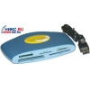 9-IN-1  USB2.0  CF/MD/SM/MMC/SD/MINI SD/MS(/PRO/DUO)CARD READER/WRITER