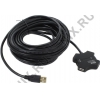 Greenconnection <GC-U2EC10M4+GC-PDE01> 4-port USB2.0  Hub 10м