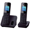 Р/Телефон Dect Panasonic KX-TGH212RUB черный (труб. в компл.:2шт) АОН