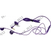 Наушники с микрофоном Sony STH30 Purple (с регулятором громкости, шнур 1 м,  IP57) <458739>