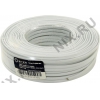 Кабель телефонный плоский 4 провода 5bites <TEL4615-050S-WH> <бухта  50м White>