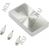 Аккумулятор KS-is Power Bank KS-245 Silver (2xUSB 2.1A, 13800mAh, 3  адаптера,  фонарь,  Li-lon)